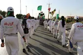 مراسم استقبال از کاروان پیاده مشهد - کربلا در میدان شهدا برگزار می‌شود