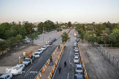 آیین بازگشایی معابر پادگان لشکر ۷۷