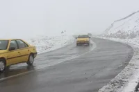 بارش برف و کولاک در جاده‌های خراسان رضوی(۱۱ دی ۱۴۰۳)