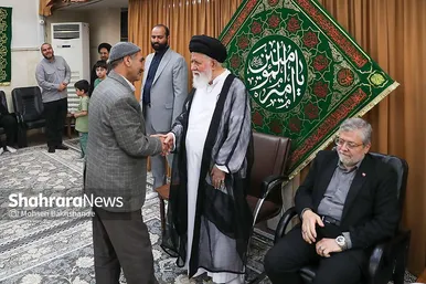 گزارش تصویری |  جشن عید غدیر در دفتر امام جمعه مشهد
