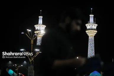 مراسم احیاء شب ۲۱ ماه رمضان در حرم مطهر رضوی