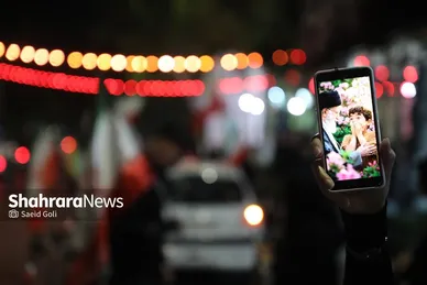 گزارش تصویری | یکصدوبیست‌وپنجمین شب حضور مردم مشهد در خیابان