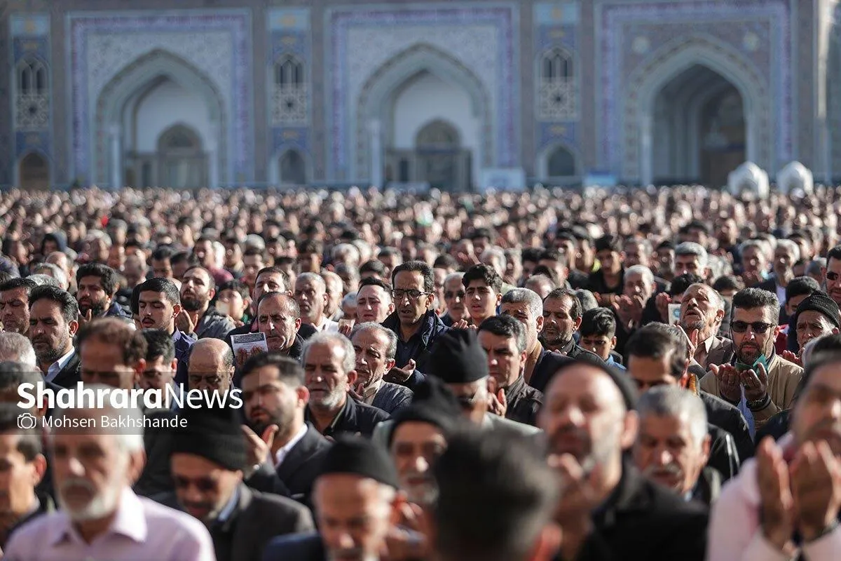 مشارکت ۲۸۰ هزار نفر در نماز عید فطر مشهد
