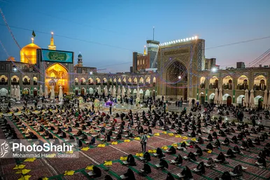 محفل بزرگ قرائت قرآن در حرم مطهر رضوی