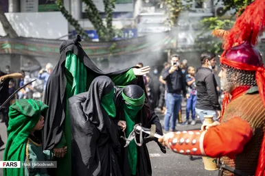 کاروان نمادین اسرای کربلا «بنی اسد»
