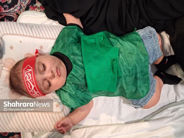 مراسم شیرخوارگان حسینی در حرم مطهر رضوی برگزار شد + فیلم