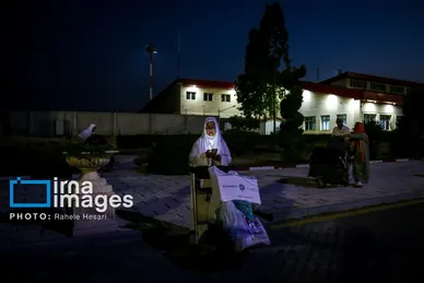 گزارش تصویری | آیین «قارشیلاماق حاجی‌لاردان»