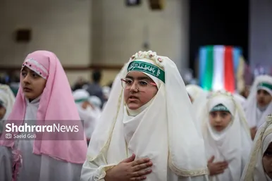 مراسم اختتامیه عهد کودکان دبستانی با حاج قاسم سلیمانی
