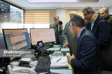 گزارش تصویری |  بازدید استاندار خراسان رضوی از پایانه مسافربری امام رضا (ع)، پروژه ایوان سلام و راه‌آهن مشهد