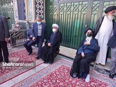 تشییع پیکر علامه محمدرضا حکیمی در مشهد