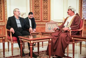 دیدار و گفت&zwnj;وگوی لاریجانی و وزیر دفتر سلطنتی عمان