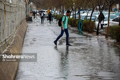 باران که می‌بارد