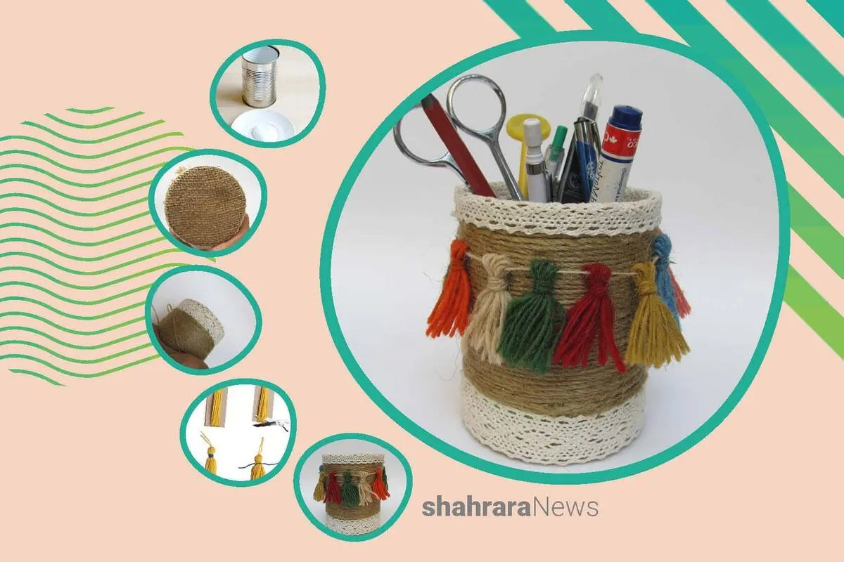 آموزش کاردستی | جامدادی زیبا