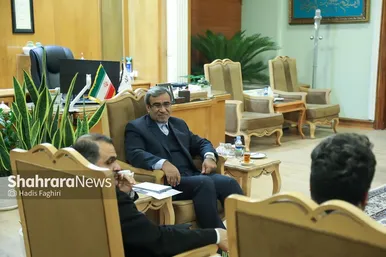 گزارش تصویری | دیدار احسان حدادی، رئیس فدراسیون دوومیدانی، با استاندار خراسان رضوی