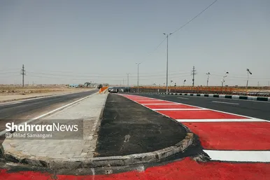 بلوار و تقاطع قمربنی‌هاشم(ع) مشهد در آستانه‌ بهره‌برداری