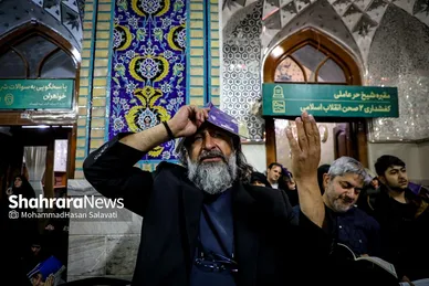 گزارش تصویری | مراسم احیای اولین شب قدر در حرم مطهر امام رضا (ع)