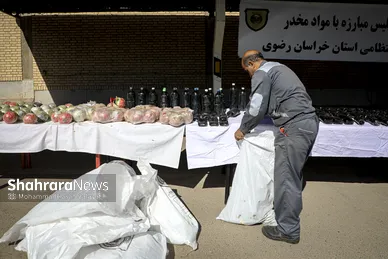 گزارش تصویری | کشف دو تن انواع مواد مخدر در استان خراسان رضوی