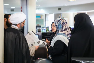 بازدید اعضای شورای اسلامی شهر مشهد از روزنامه شهرآرا
