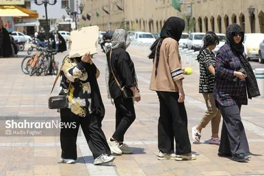 گزارش تصویری |  موج هوای گرم در مشهد
