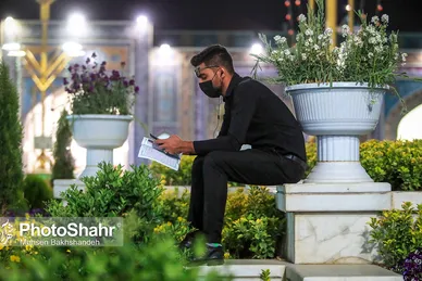 مراسم احیاء شب ۲۱ ماه مبارک رمضان در حرم مطهر رضوی