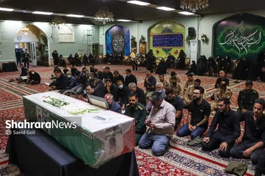 تشییع پیکر جانباز شهید عباس معروفی در مشهد