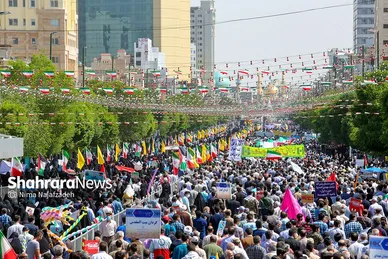 راهپیمایی روز جهانی قدس در مشهد