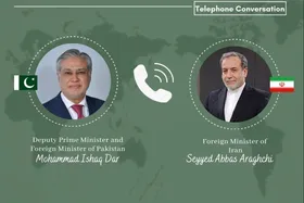 گفت&zwnj;وگوی تلفنی وزرای خارجه ایران و پاکستان درباره صلح منطقه&zwnj;ای