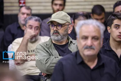 عکس‌هایی از مراسم ترحیم شهید «علیرضا تنابنده» برادرزاده محسن تنابنده