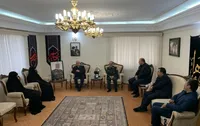 دیدار رئیس بنیاد شهید و امور ایثارگران با خانواده «سردار شهید حسین سلامی»