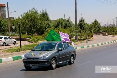 کارناوال خودرویی به مناسبت عید سعید غدیر خم در مشهد