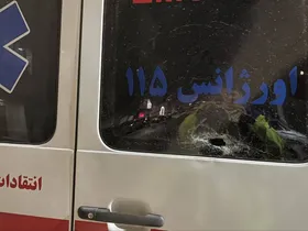 آمبولانس&zwnj;ها هم در امان نماندند؛ حمله آشوبگران به ۵ خودروی اورژانس مشهد در حین امدادرسانی
