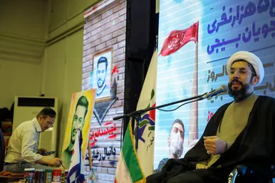 اجتماع دانشجویان بسیجی در دانشگاه فردوسی