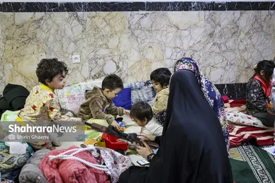 گزارش تصویری | اعتکاف مادر و فرزندی در مشهد