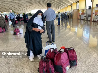 بازگشت اولین کاروان حجاج خراسانی