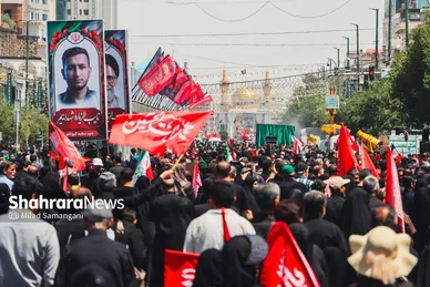 گزارش تصویری | مراسم جاماندگان اربعین حسینی در مشهد