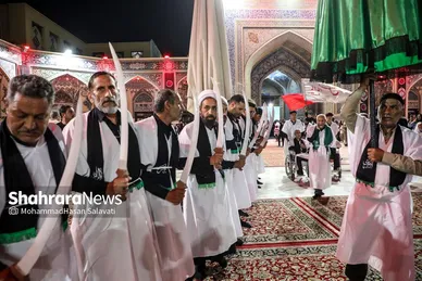 عزاداری هیئت‌های استان کرمان در حرم مطهر امام‌رضا(ع)