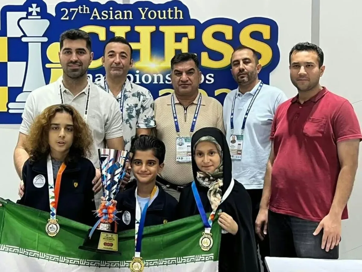کسب مدال نقره آسیا برای دختر شطرنج باز مشهدی