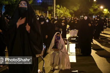 مراسم احیاء شب بیست و یک رمضان در بلوار امامت مشهد
