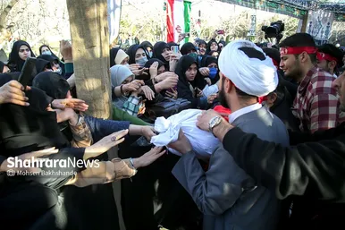 مراسم تشییع و تدفین شهید گمنام در دانشگاه فردوسی مشهد