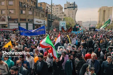 راهپیمایی روز قدس در مشهد (۱۷ فروردین ۱۴۰۳)