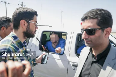 گزارش تصویری | بازسازی صحنه قتل در جاده شهرک صنعتی فردوسی مشهد