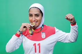 سمانه چهکندی، فوتبالیست مشهدی که تاریخ&zwnj;ساز می&zwnj;شود