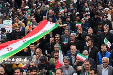 گزارش تصویری (۲) | راهپیمایی روز ۲۲ بهمن در مشهد