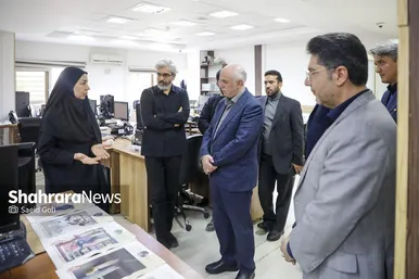 گزارش تصویری | بازدید مدیرکل امور شعب بانک ملی خراسان رضوی از مؤسسه فرهنگی شهرآرا (۲۶ آبان ۱۴۰۳)