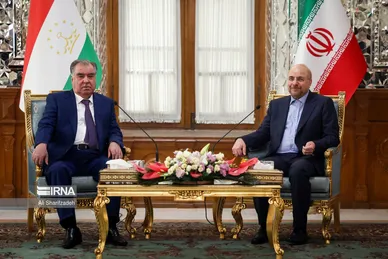 عکس‌هایی از دیدارهای رئیس مجلس با میهمانان خارجی مراسم تحلیف