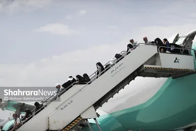 گزارش تصویری | بازگشت اولین کاروان حجاج خراسانی به مشهد