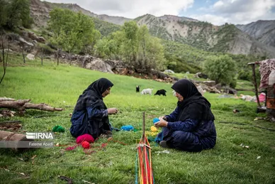 «شیردنگ بافی» در لرستان