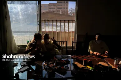 بازدید جواد فروغی مدال آور المپیک ۲۰۲۰ توکیو از آسایشگاه شهید بهشتی مشهد‎‎