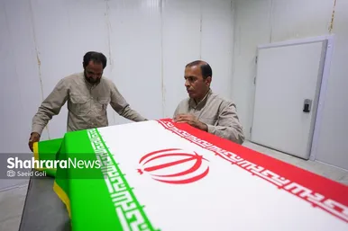گزارش تصویری | تصاویر اختصاصی شهرآرانیوز از آماده سازی پیکرهای تازه شناسایی شده شهدای دانش آموز میناب پیش از مراسم تشییع و تدفین