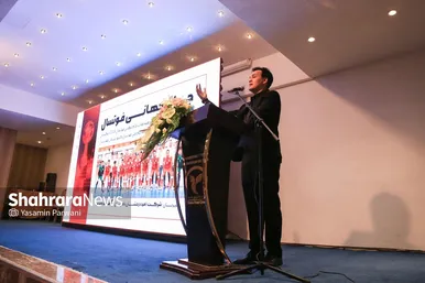 مراسم بدرقه تیم ملی فوتسال افغانستان در مشهد با حضور خداداد عزیزی